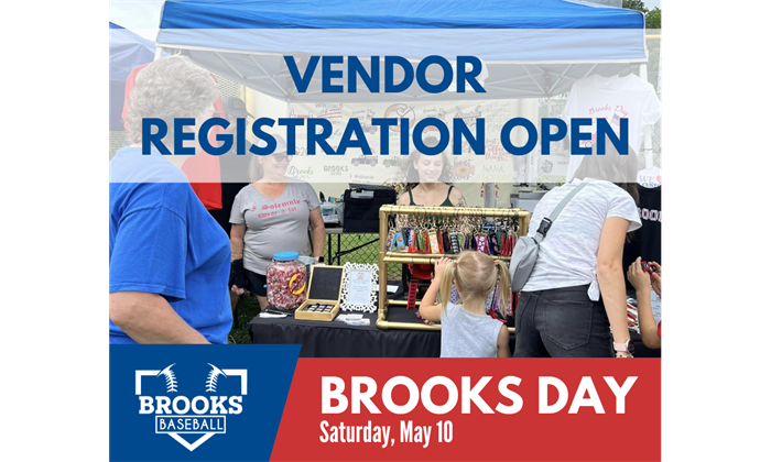 Vendor Registration for Brooks Day is OPEN!